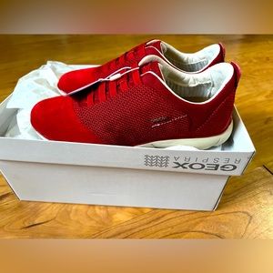 Geox Neubela Respira Red women sneaker new with tag Size-5.5
